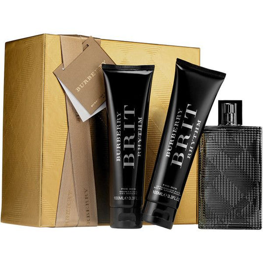 Burberry Brit Rhythm Men 100Ml 3Pcs Set