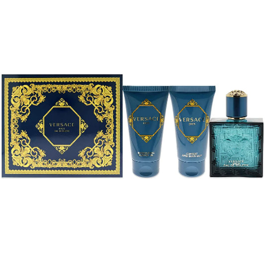 Versace Eros Edt M 50 Ml 3Pcs Set