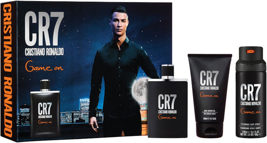 Cristiano Ronaldo CR7 Game On Edt M 100ml 3Pc Set