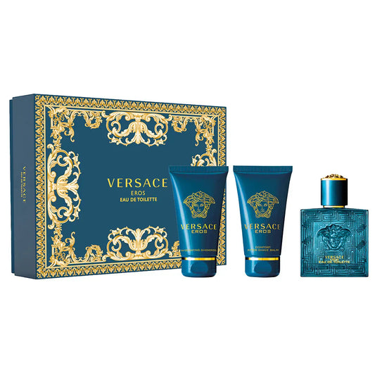 Versace Eros Edt M 50Ml 3Pcs Set