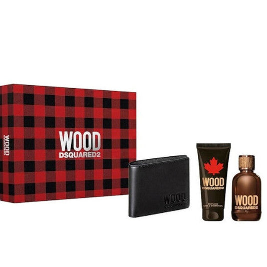 Dsquared2 Wood M Edt 100ml 3Pcs Set