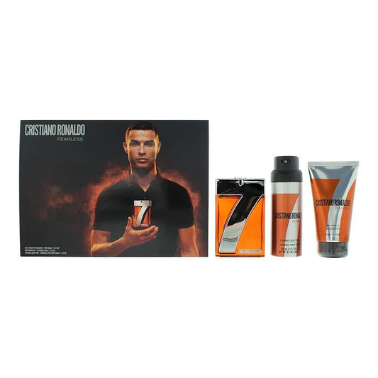 Cristiano Ronaldo CR7 Fearless Edt M 100ml 3Pc Set