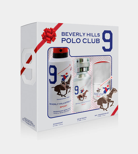 BHPC Nine Gift Set ( M)  Edt 50ml+50 Ml Roll On+150ml Deo
