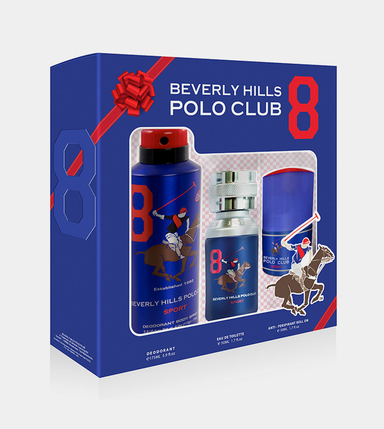 BHPC Eight Gift Set ( M)  Edt 50ml+50 Ml Roll On+150ml Deo