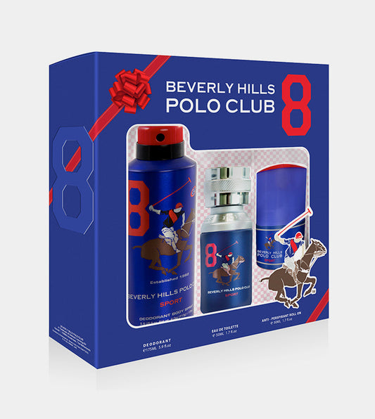 BHPC Eight Gift Set ( M)  Edt 50ml+50 Ml Roll On+150ml Deo