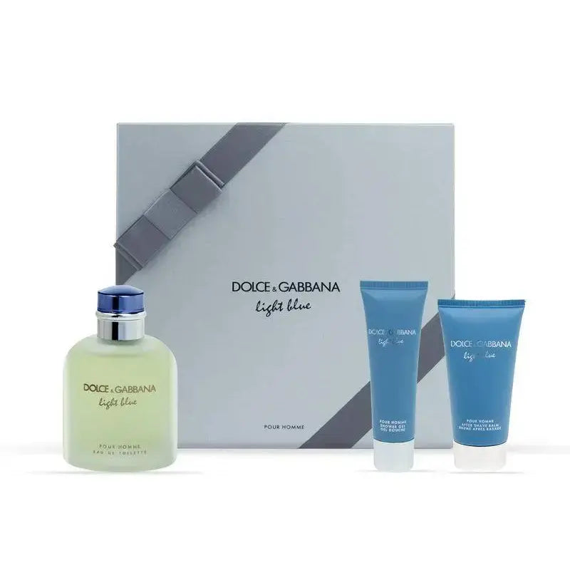 D&G Light Blue M Edt 125Ml 3Pcs Set