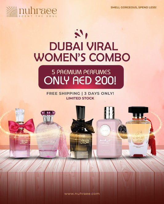 Dubai Diva - Perfume Combo – 5 Perfume for Just AED 200!