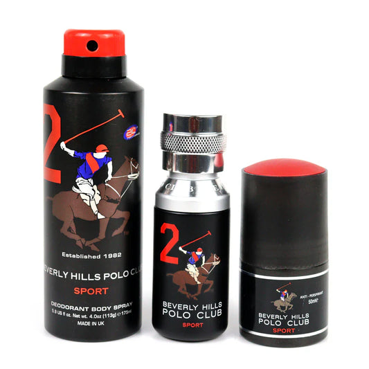 BHPC Two Gift Set ( M)  Edt 50ml+50 Ml Roll On+150ml Deo