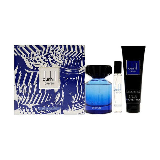 Dunhill Driven Blue Edt 100ML+Sg 90Ml+10Ml Mini Set