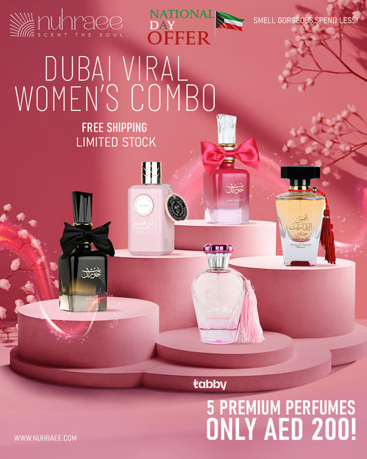 Dubai Diva - Perfume Combo – 5 Perfume for Just AED 200!