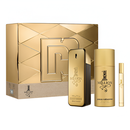 Paco Rabanne One Million Edt M 100Ml 3Pcs Set