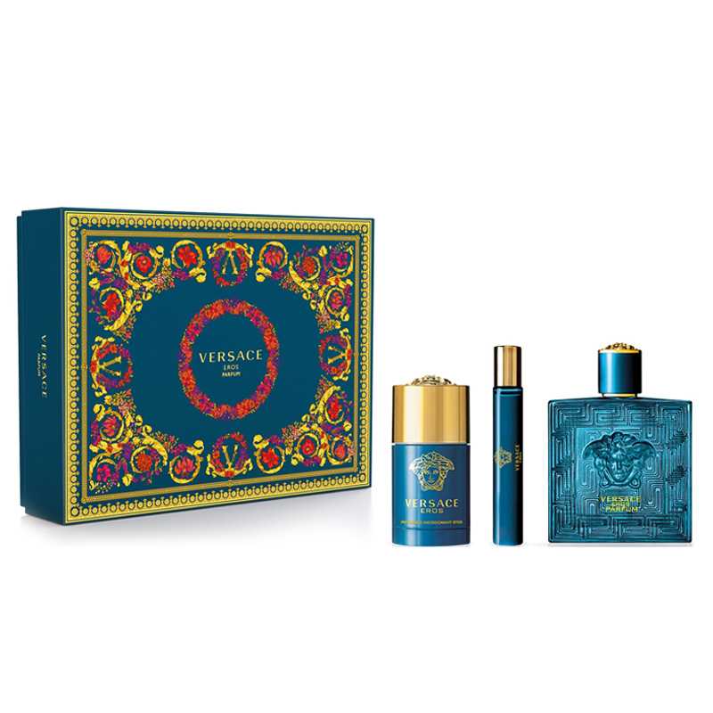 Versace Eros M Edt 100Ml 3Pcs Set